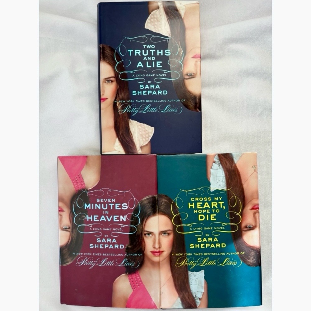 The Lying Game Trilogy by Sara Shepard - 3 First Edition Hardcovers (2012-2013)